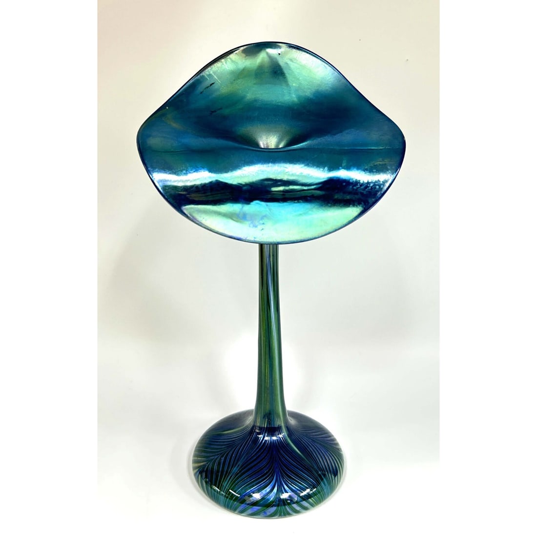 Orient & Flume Iridescent Art Glass Vase (1 of 5)