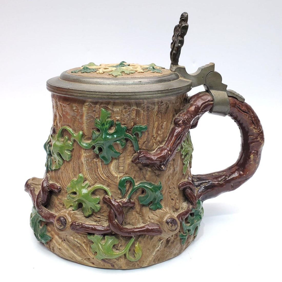 Antique German Mettlach Pottery Beer Stein (1 of 3)