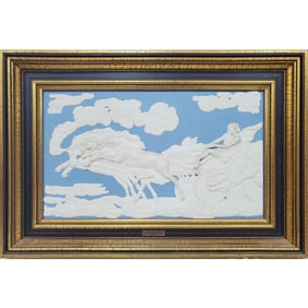 Wedgwood England Large Jasper Plaque