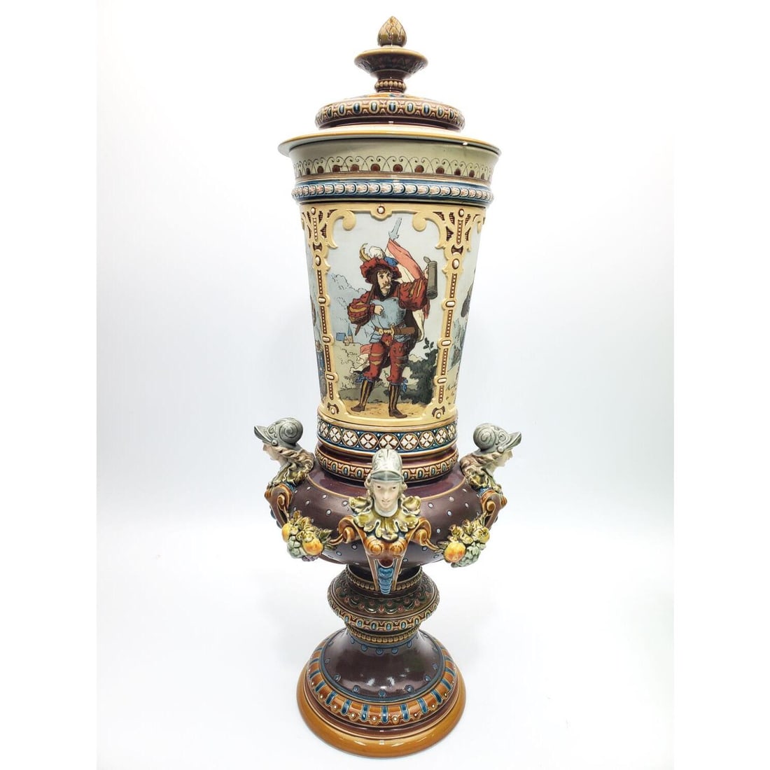 Antique Mettlach Pokal Stein by Villeroy & Boch (1 of 7)