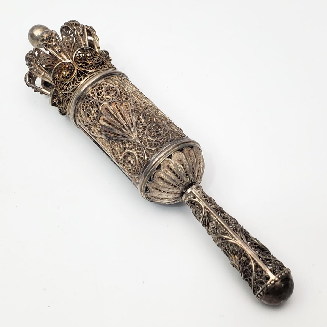 Judaica Early Filigree Silver  Megillat Esther (1 of 2)