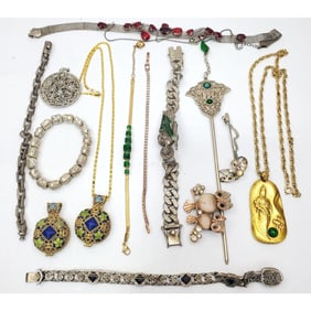 Large Bag Lot of Good Quality Costume Jewelry
