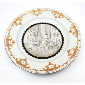 Chinese Antique Export Porcelain Plate