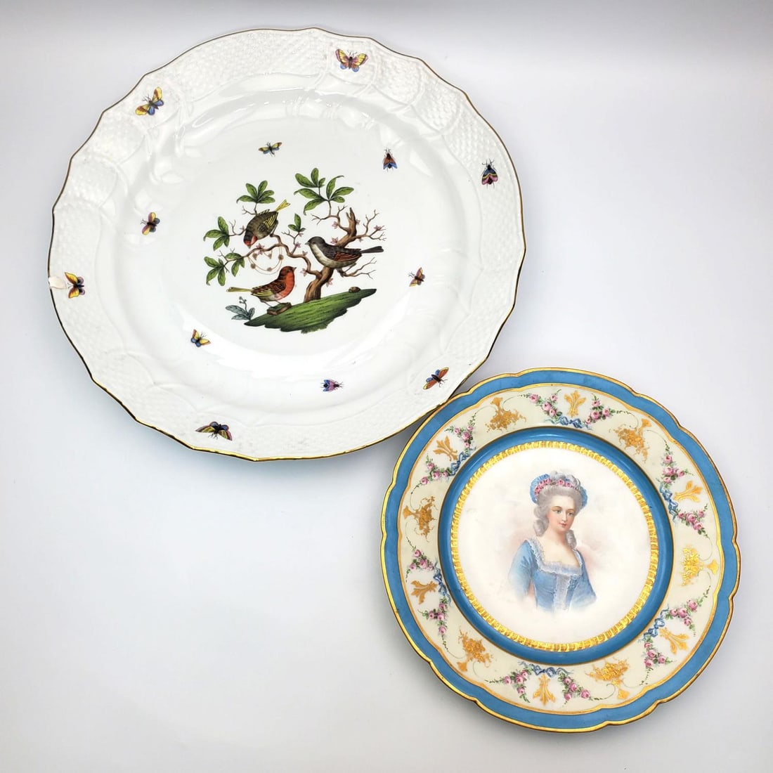 Large Herend Porcelain "Rothschild Bird" Platter (1 of 6)