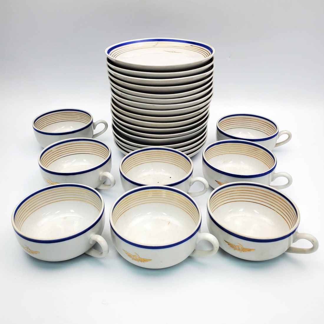 25pc Vintage Aeroflot Russian Airlines Cup/ Saucer (1 of 4)