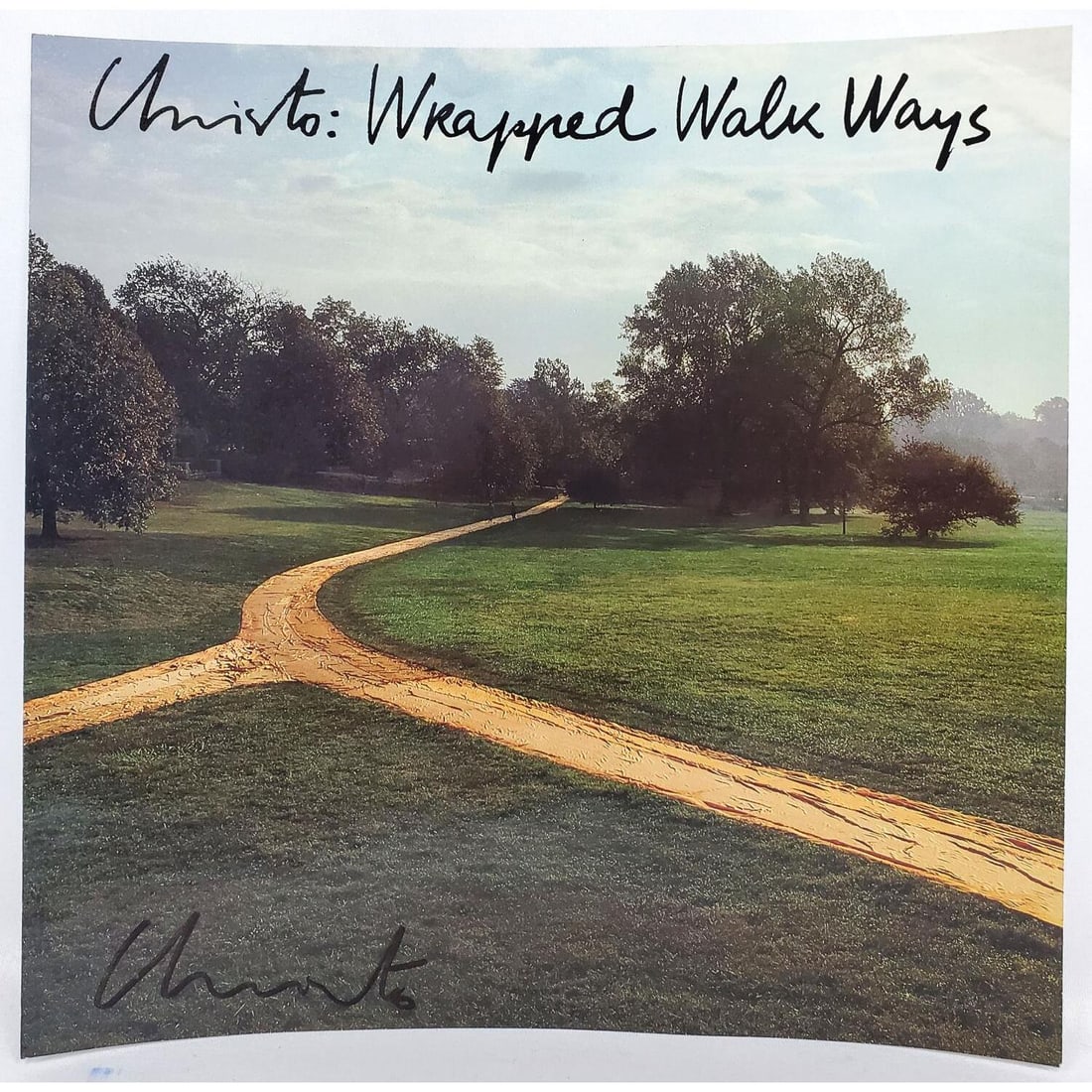 Christo, American, (1935-2020) Signed Photograph (1 of 3)