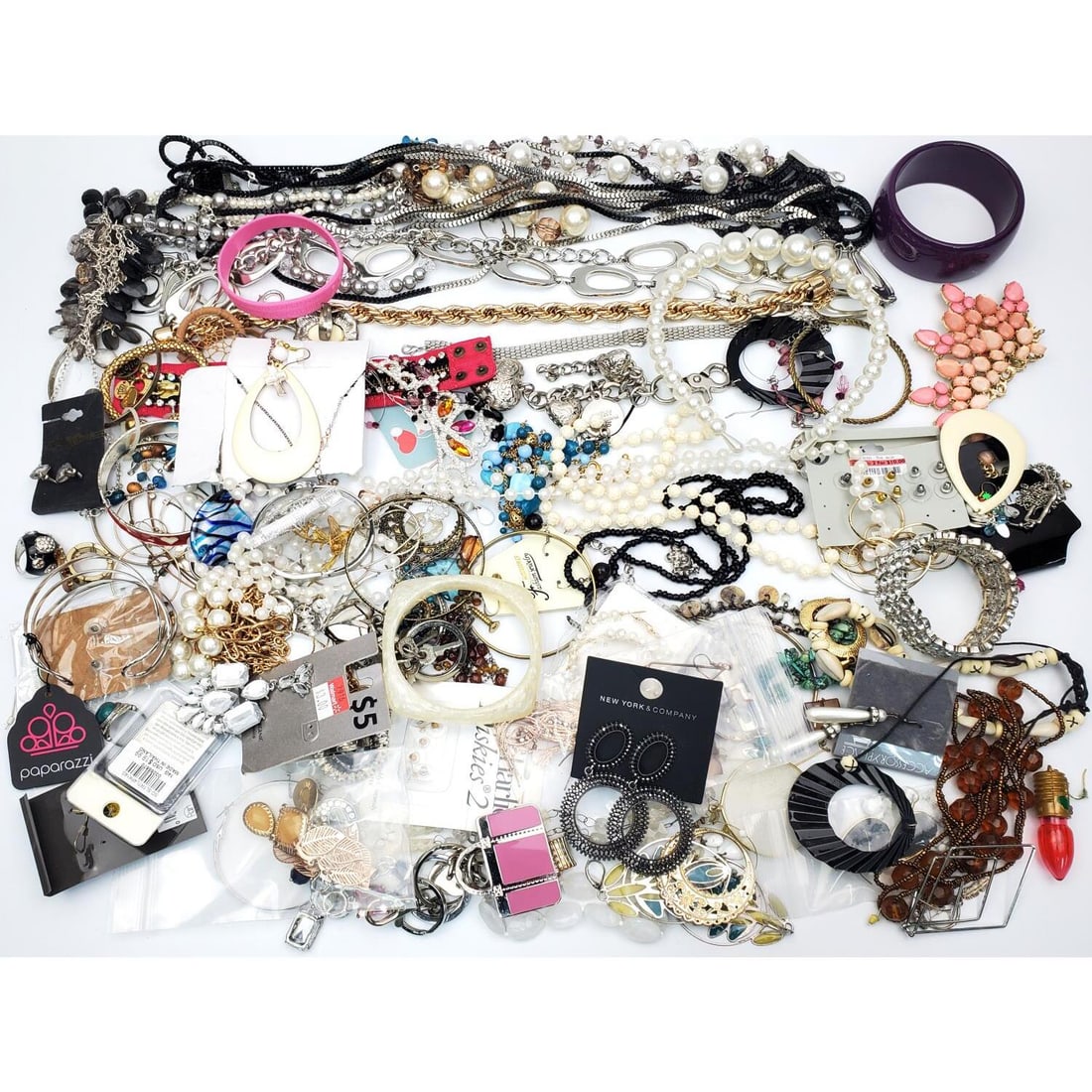 Large Bag Lot of Untested Costume Jewelry (1 of 5)