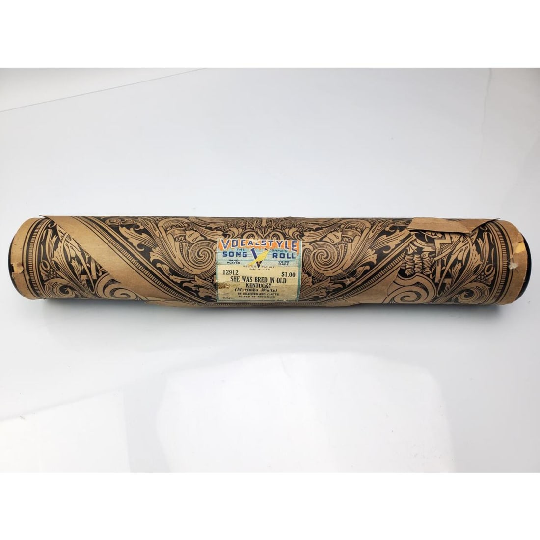 Antique Early 20th Century Vocal Style Song Roll (1 of 5)