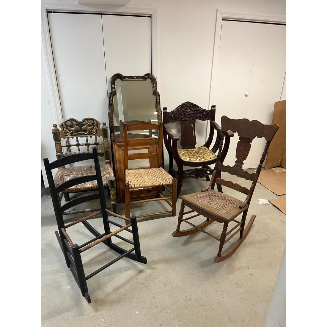 Large Lot of Old Furniture (1 of 2)