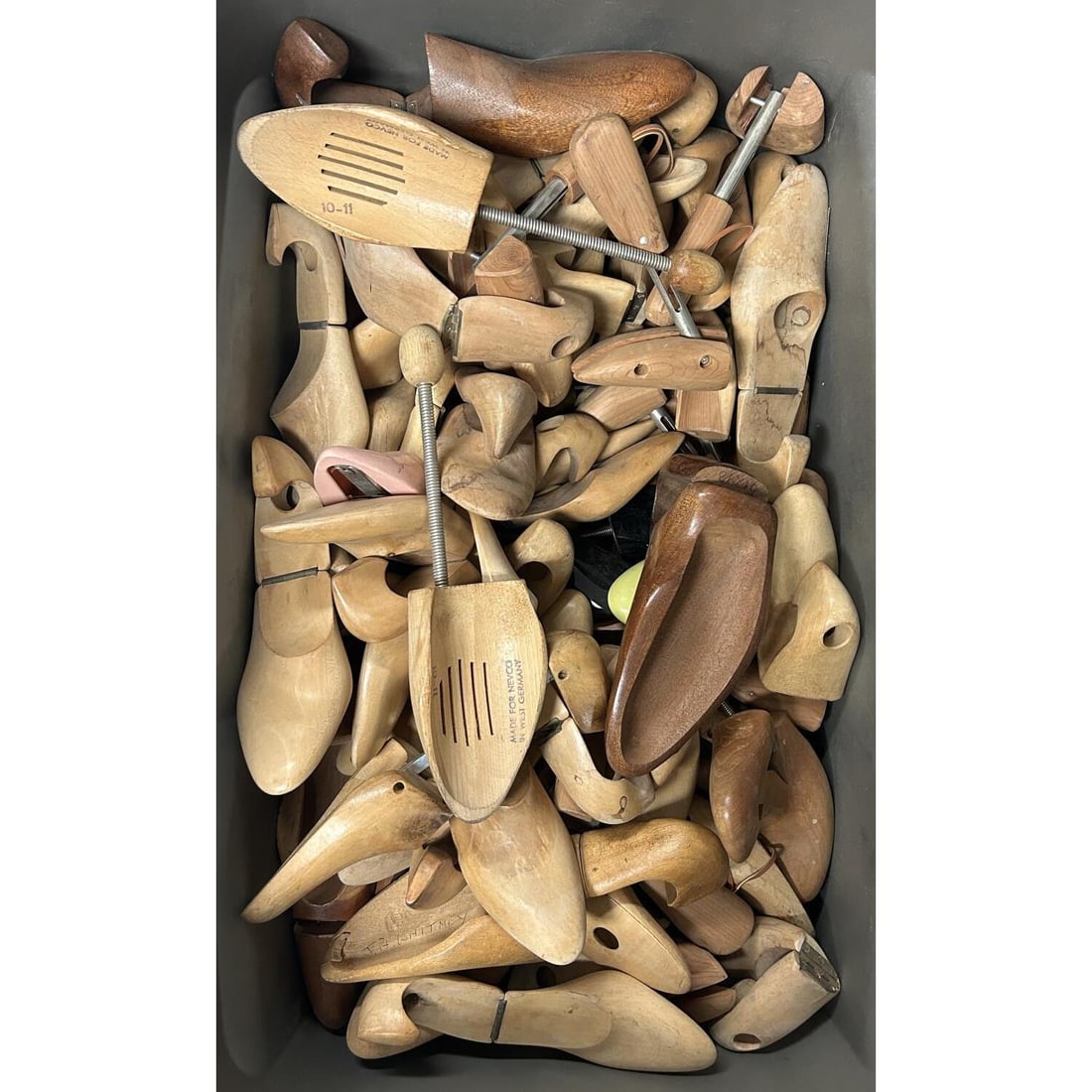 Very Large Lot of Vintage Wooden Shoe Lasts (1 of 1)