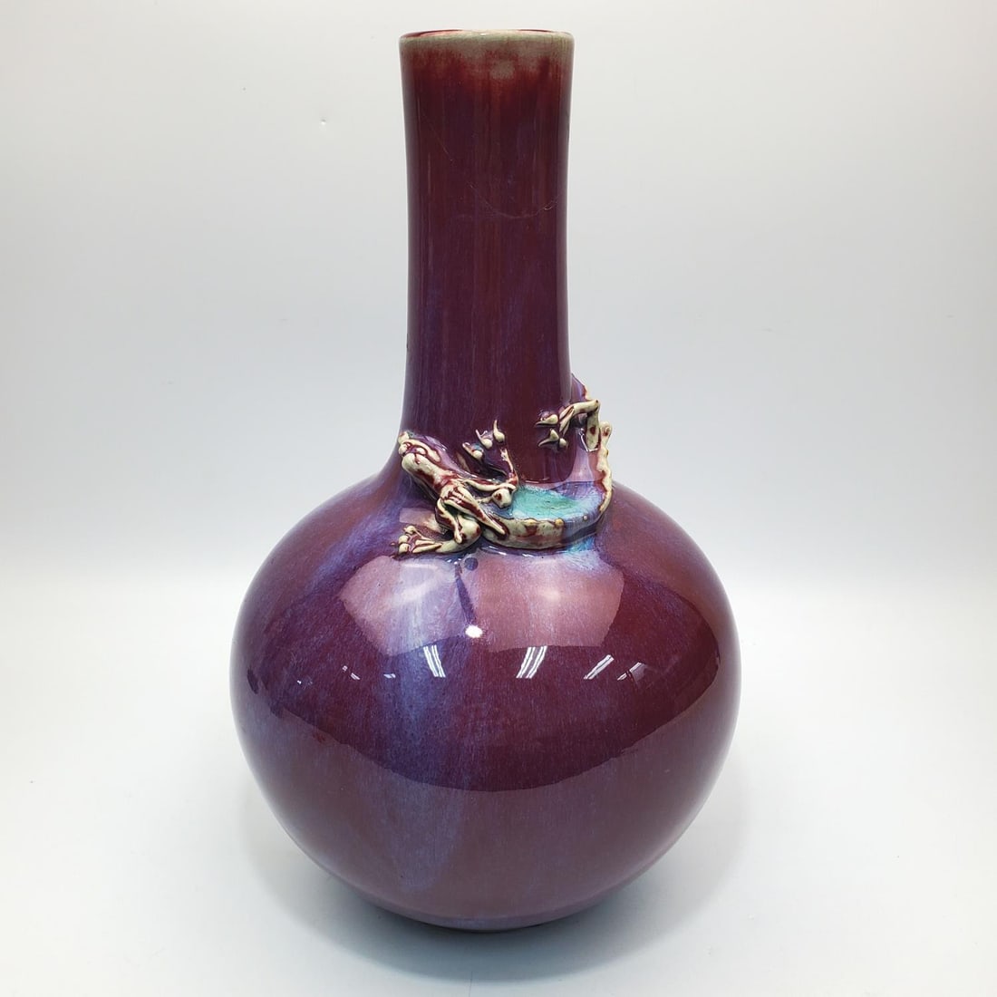 Chinese Sang De Boeuf Flambe Glaze Porcelain Vase (1 of 5)