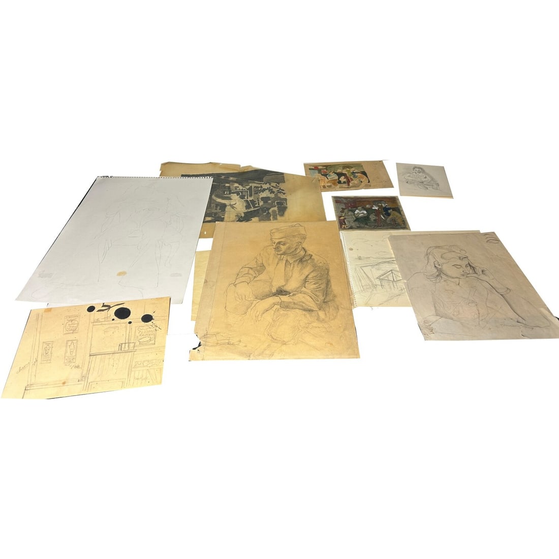 Large Lot of Drawings (1 of 1)