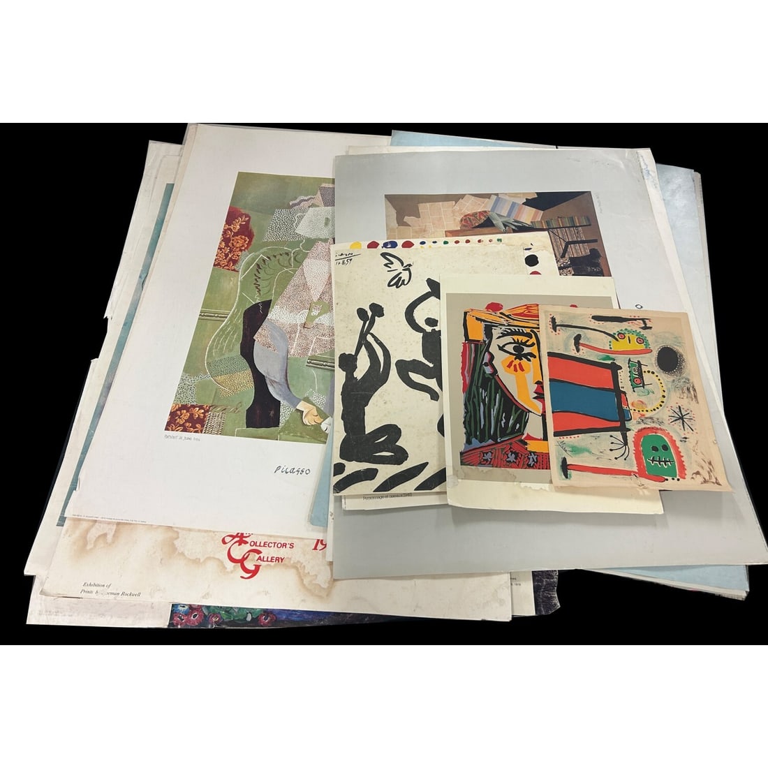 Large Lot of Posters & Prints of Works of Art (1 of 1)