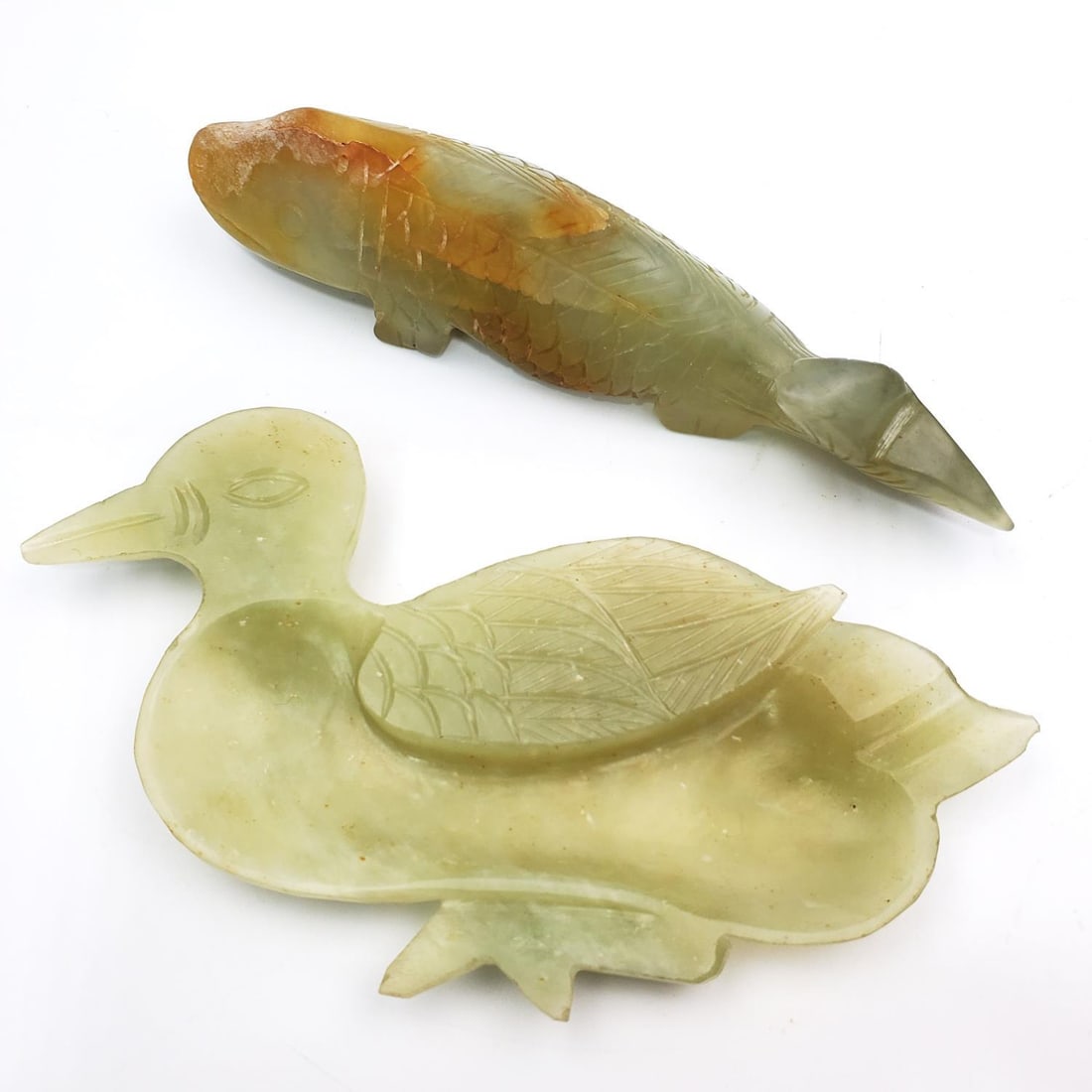 Lot of 2 Chinese Hard Stone Figures (1 of 4)