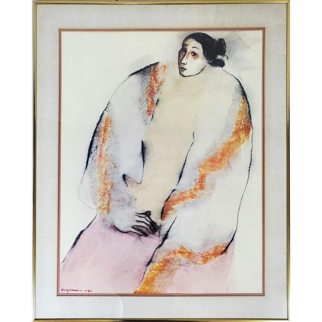 R.C Gorman (American, 1932 - 2005) Vintage Print (1 of 5)