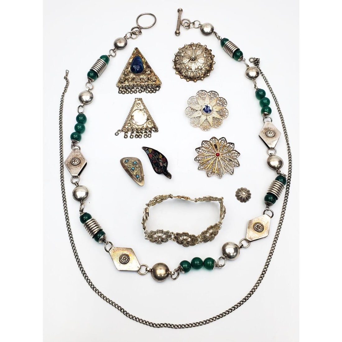 Lot of Vintage Silver & Sterling Jewelry Items (1 of 4)