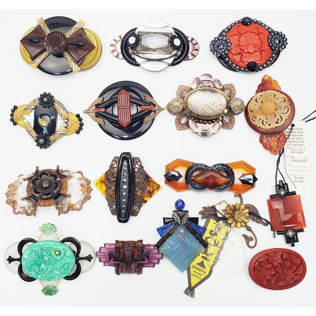 16 Joli Jewelry Unique Limited Edition Brooches (1 of 5)