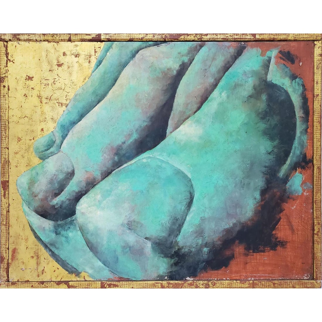 Vintage Signed Painting Oil on Masonite (1 of 2)