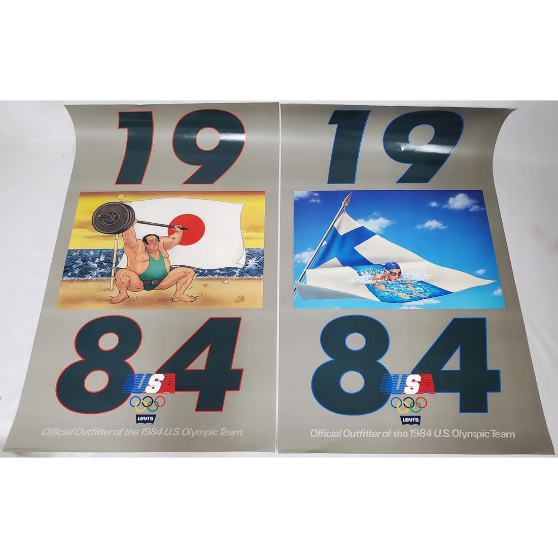 2 Posters From The 1984 Los Angeles Olympics (1 of 5)