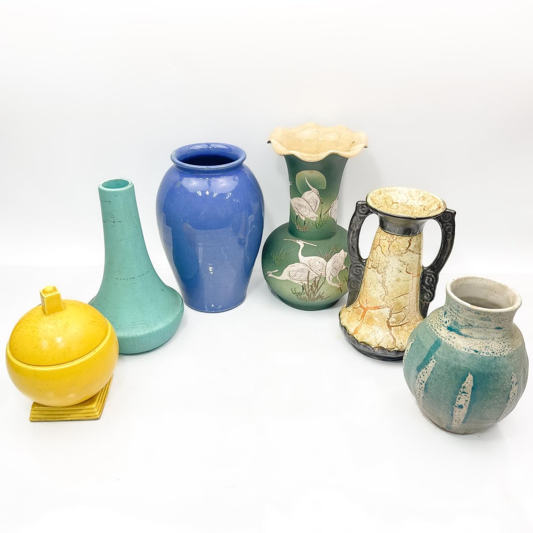 Lot of 6 Vintage Pottery Items (1 of 3)