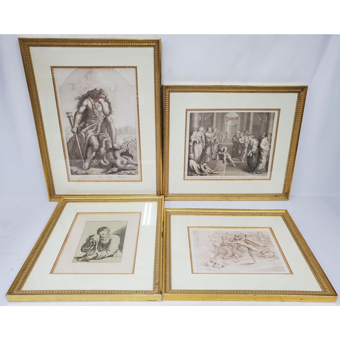 Lot of 3 Antique Etchings by Francesco Bartolozzi (1 of 5)