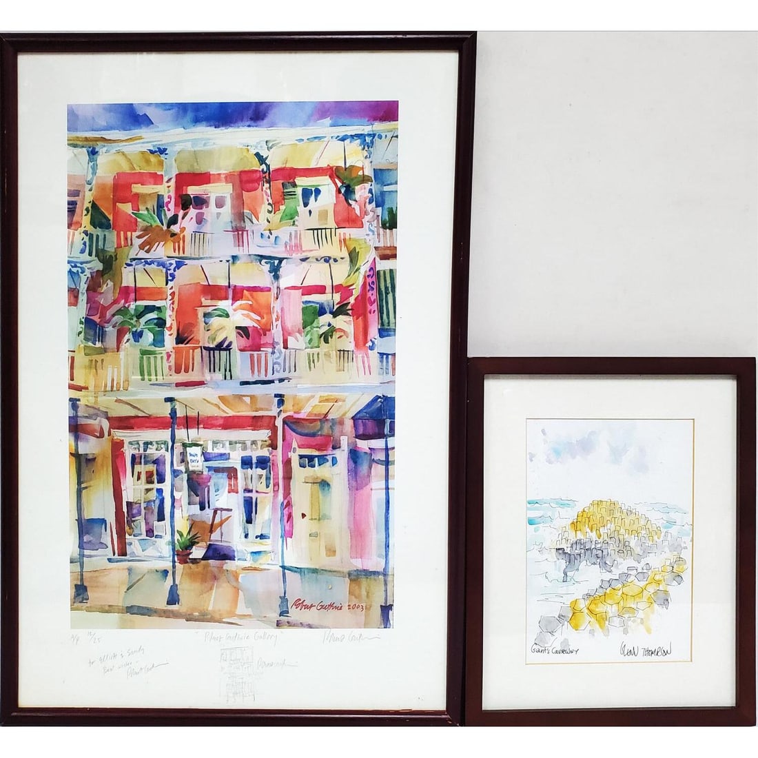 Robert Guthrie, American (20th C.) Lithograph (1 of 3)