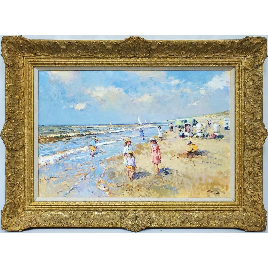 Niek Van der Plas, Dutch (b.1954) Large Painting (1 of 4)