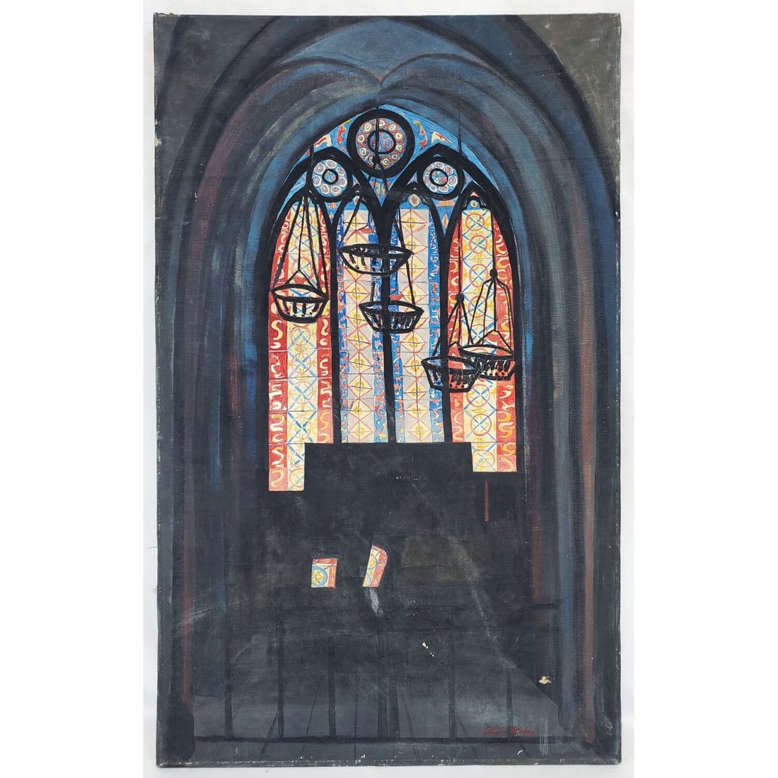 Olivia Kahn (American, Born 1920) Painting (1 of 4)