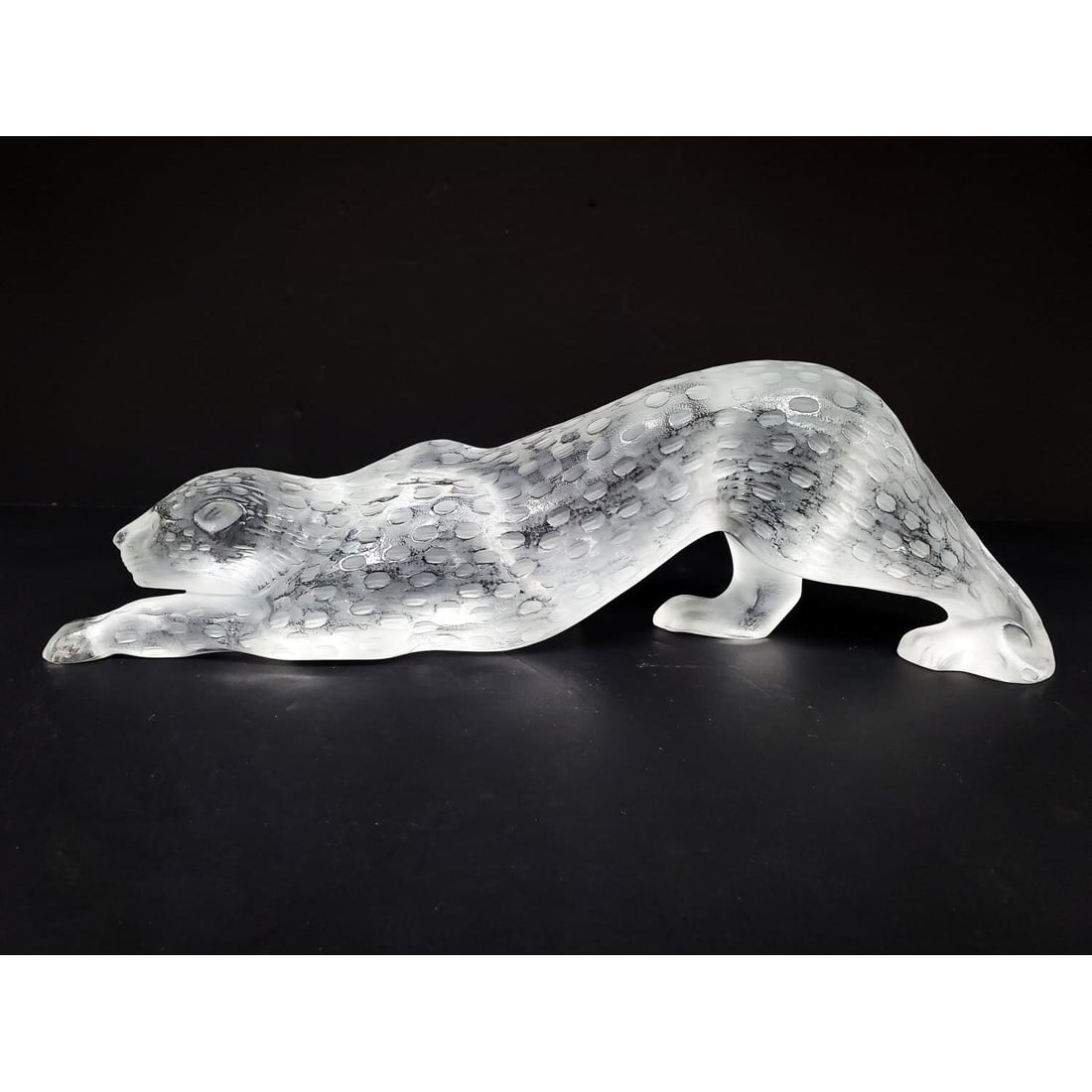 Lalique France "Zeila" Panther Art Glass Sculpture (1 of 6)