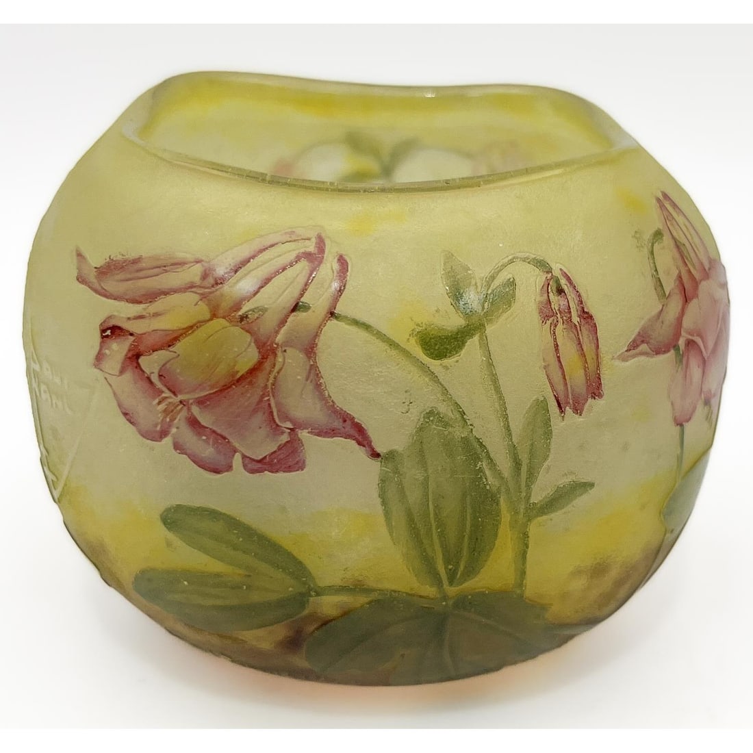Daum Nancy Cameo Glass & Enameled Vase (1 of 6)