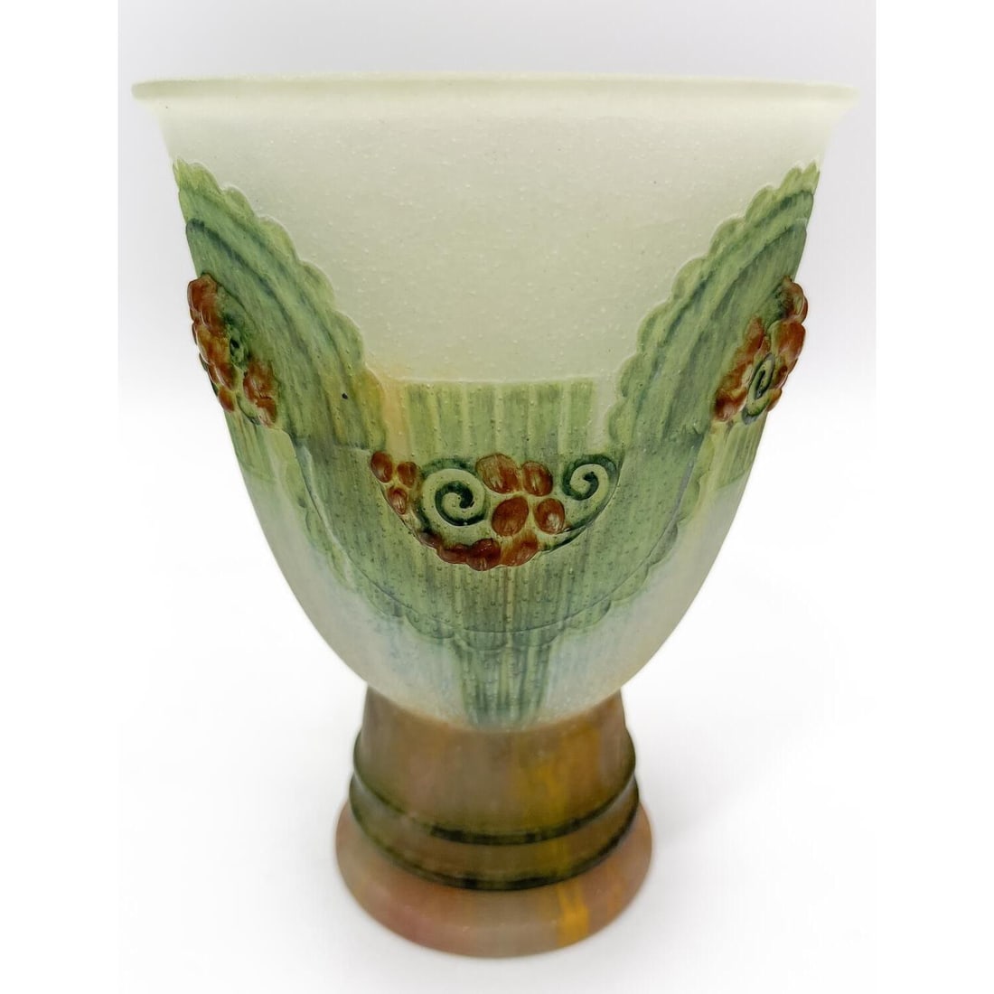 Amalric Walter, Nancy Pate De Verre Art Glass Vase (1 of 7)