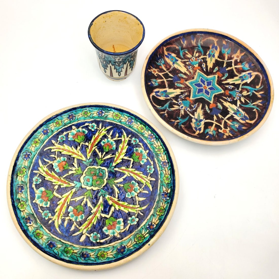 Lot of 3 Judaica Pottery Items (1 of 6)