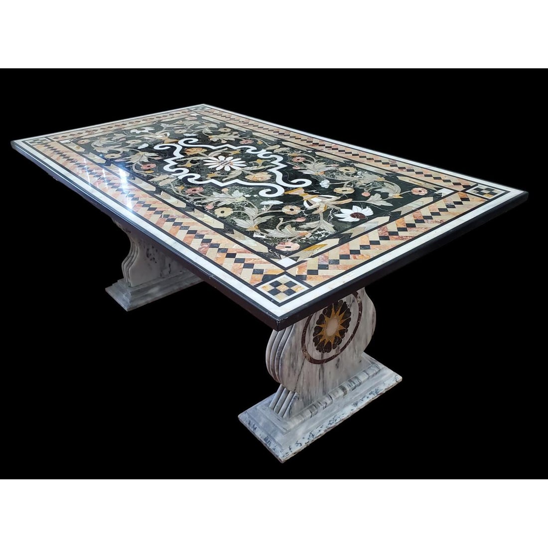 Exceptional Pietra Dura Marble Table (1 of 11)