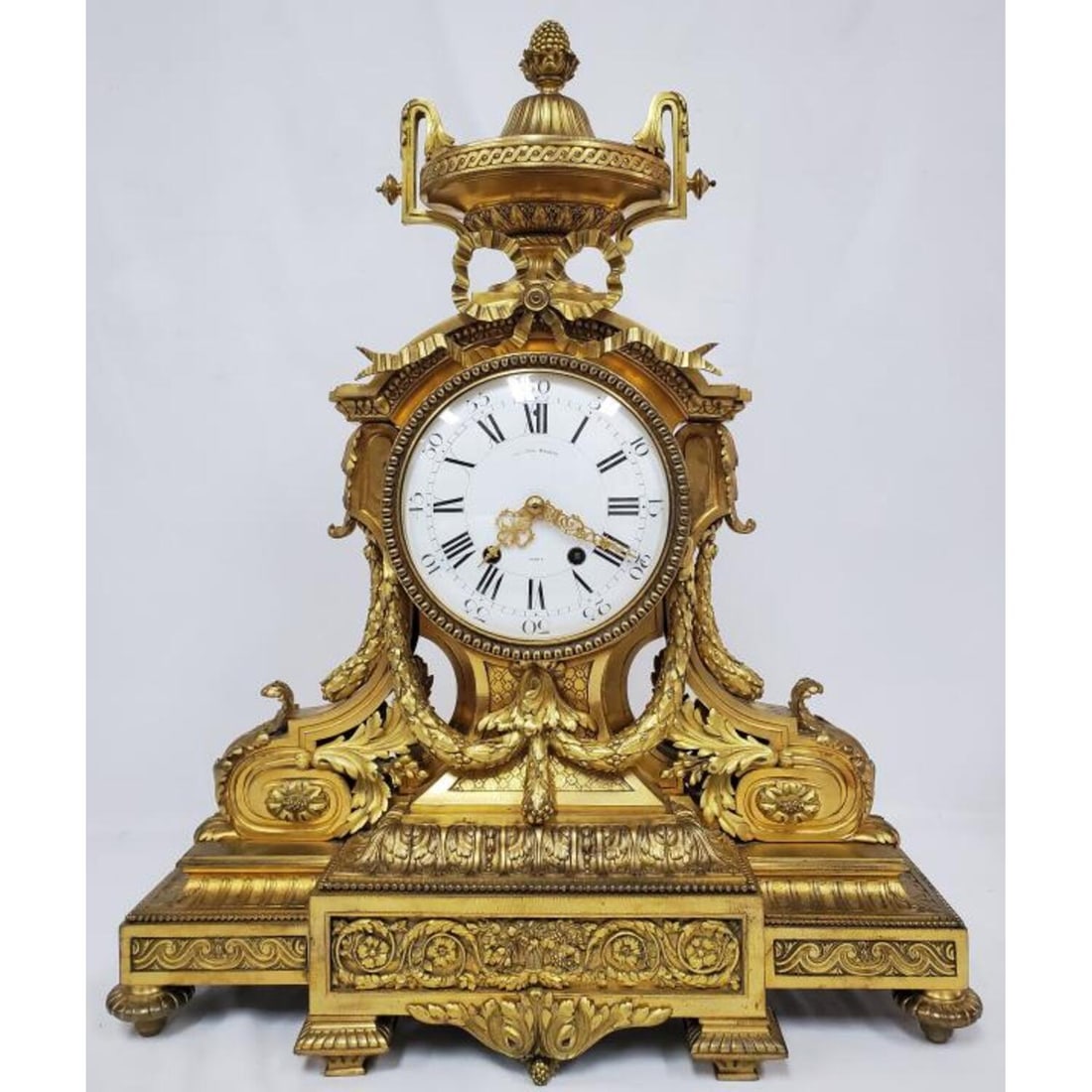 Antique "Domange Rollin Paris" Dore Bronze Clock (1 of 11)