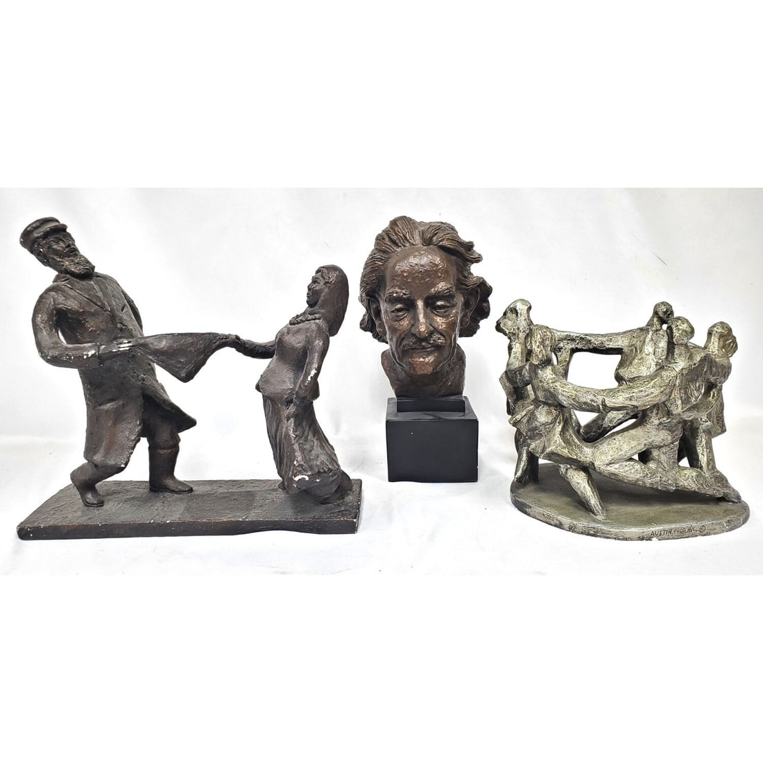 Judaica Lot of 3 Vintage Sculptures (1 of 6)