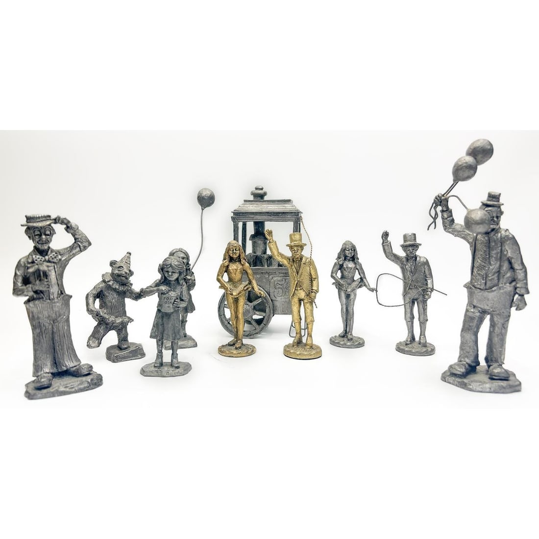 Michael Ricker, American (1940-2006) 10 Figures (1 of 5)