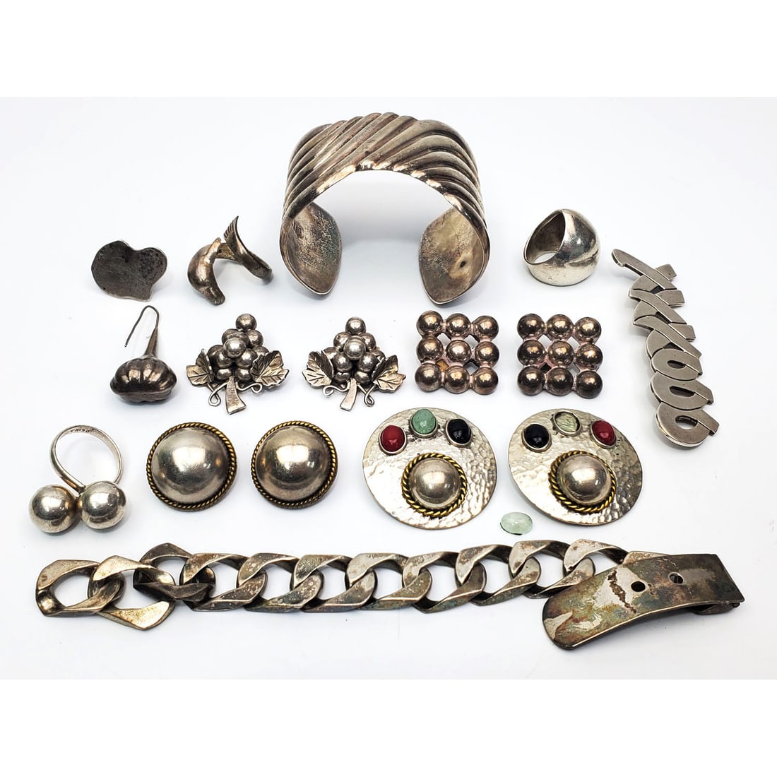 Large Group Lot of Sterling Silver Jewelry (1 of 3)