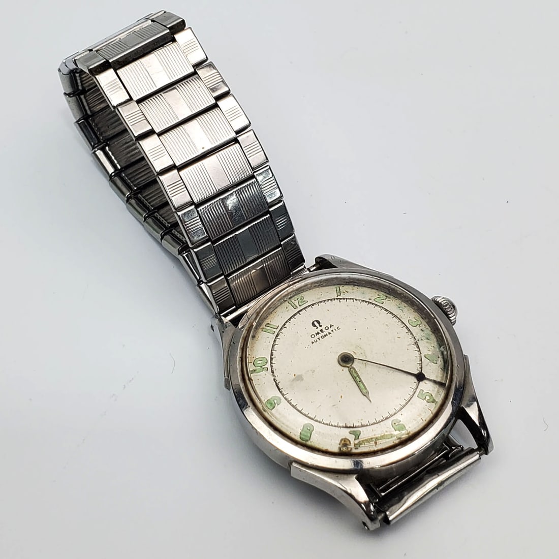 Antique Omega Bumper Automatic Wrist Watch (1 of 3)