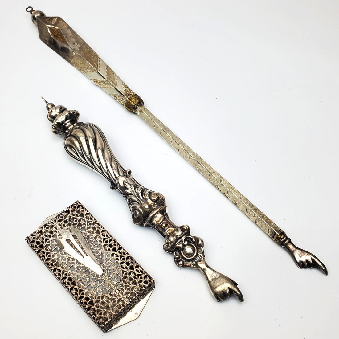 Lot of 3 Judaica Sterling Silver Items (1 of 4)