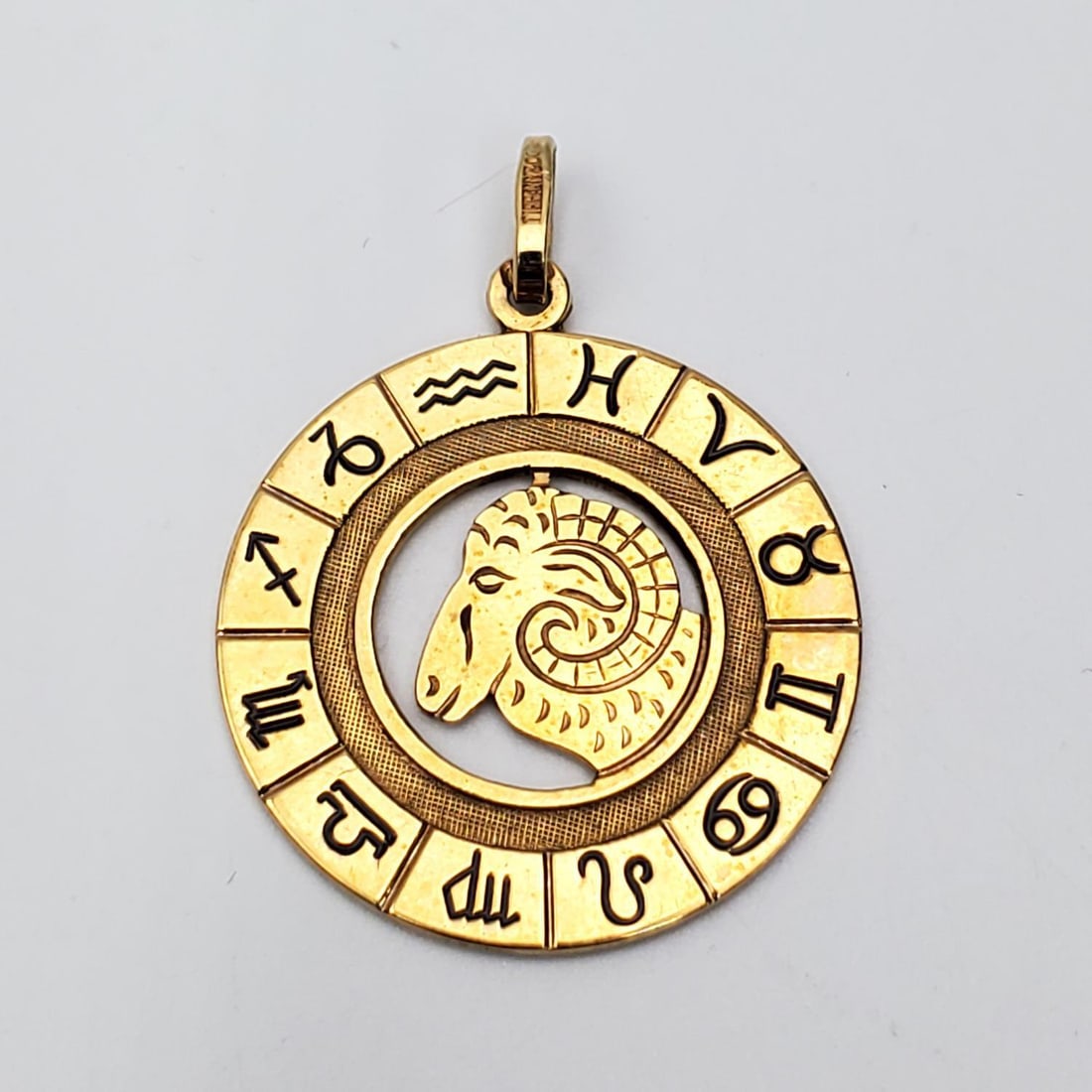 Tiffany & Co 14K Gold Zodiac Pendant (1 of 3)
