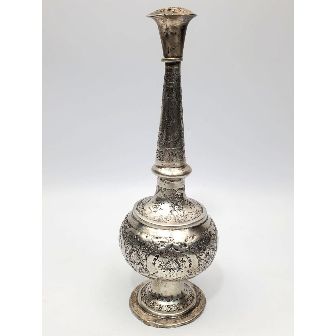 Antique Persian Silver Rose Water Sprinkler Bottle (1 of 3)