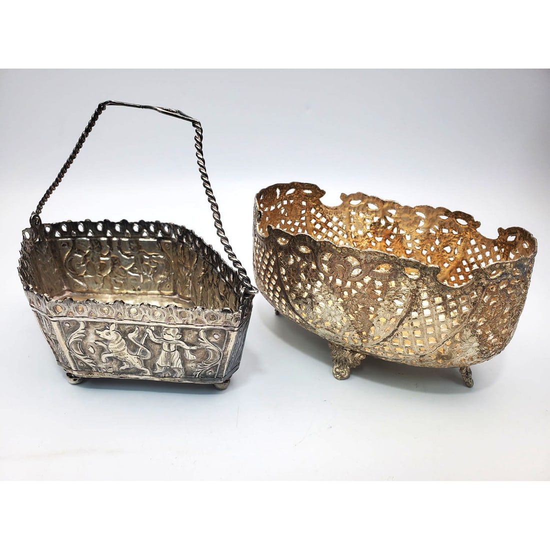 Very Fine Lot of Antique Persian Silver Items (1 of 5)