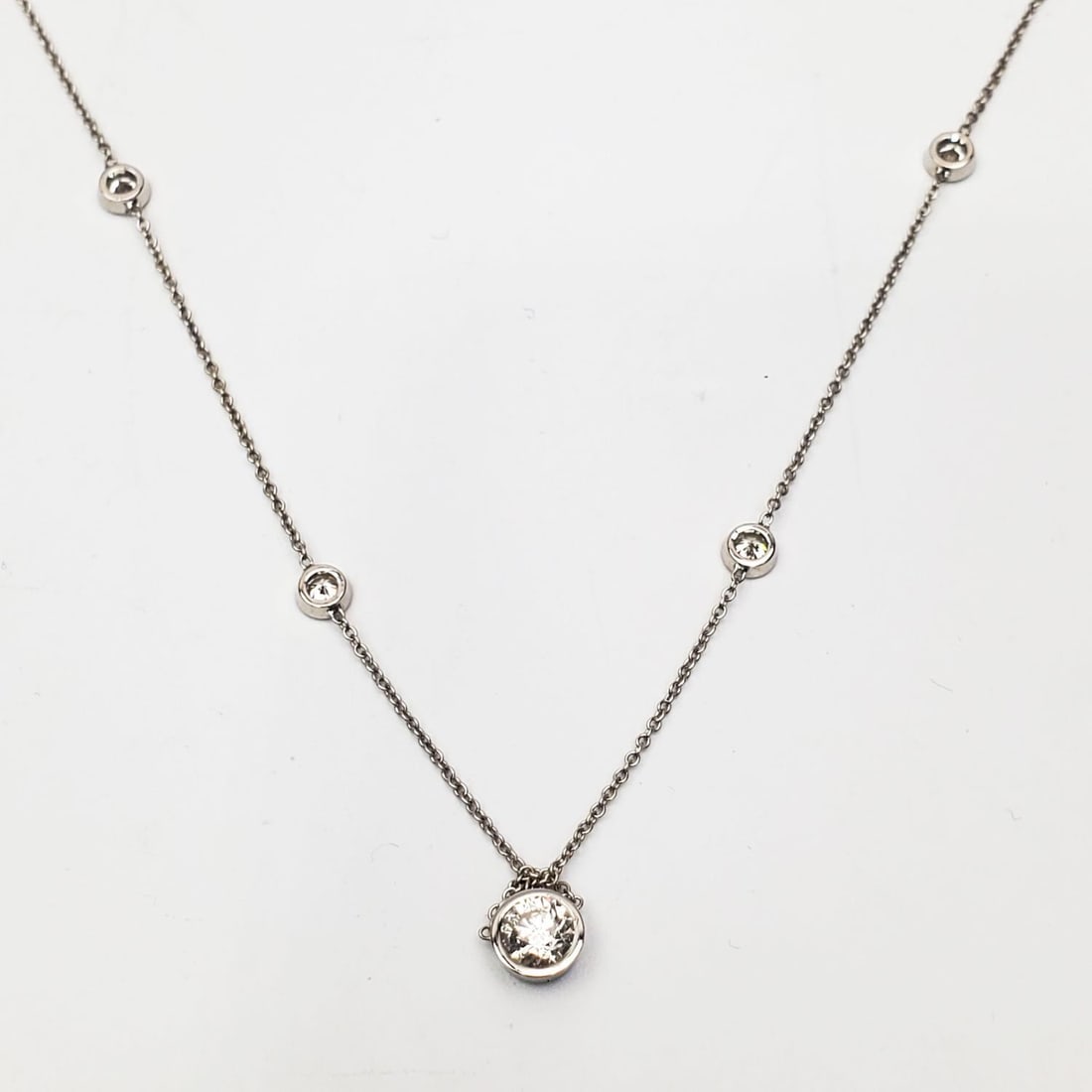 18K White Gold & Diamonds Necklace (1 of 5)