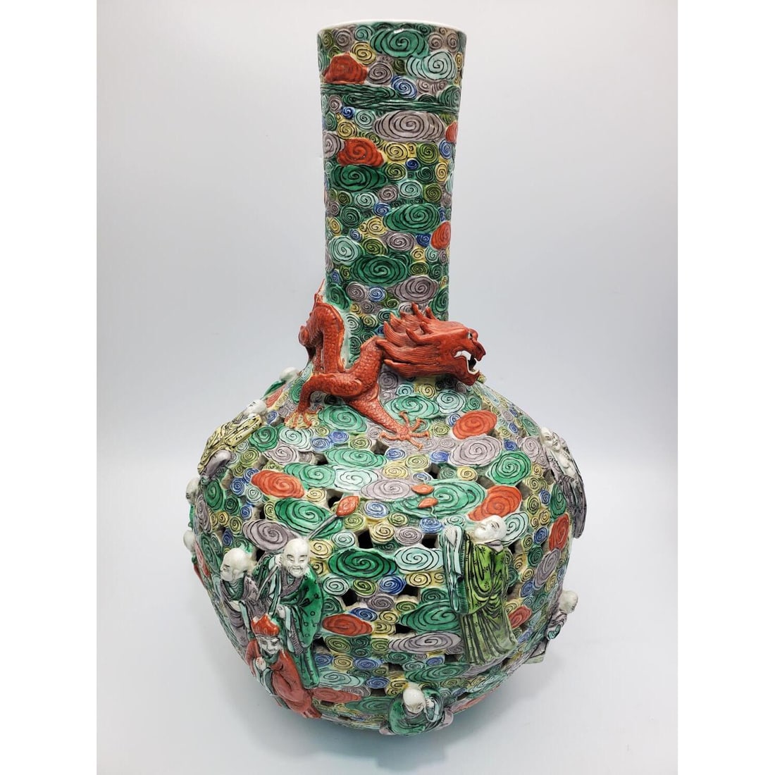 Antique Chinese 19th Century Reticulated Vase (1 of 6)