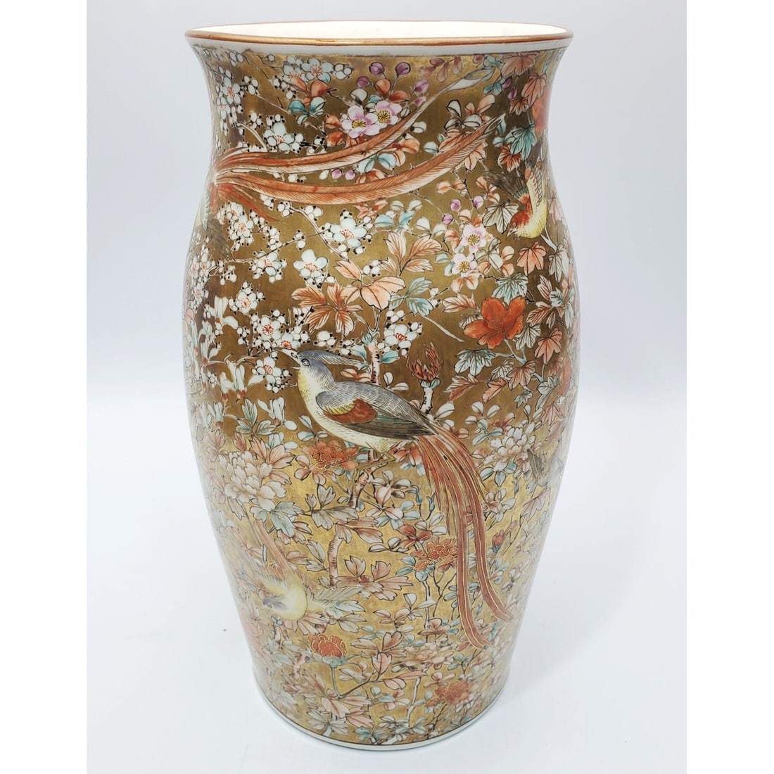 Japanese Meiji Satsuma or Kutani Signed Vase (1 of 6)