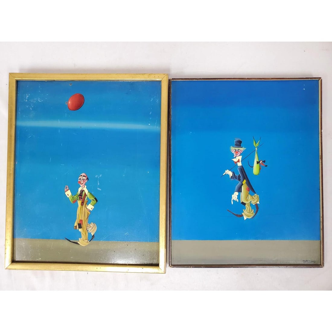 Terziano, Italian (20th C.) Lot of 2 Oil Paintings (1 of 4)