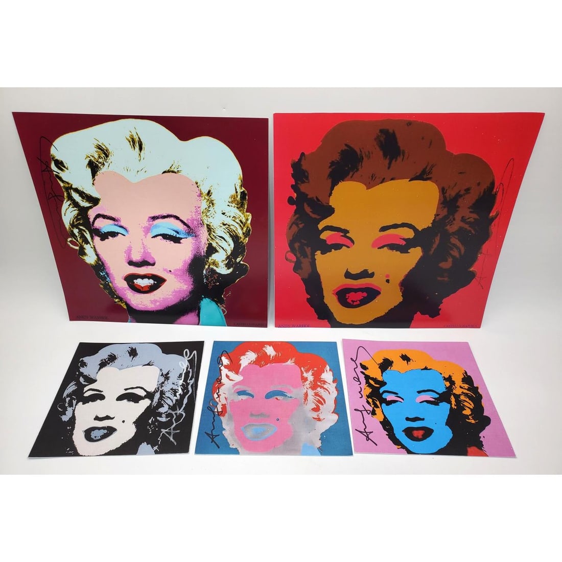 After Andy Warhol 5 Signed Prints (1 of 7)