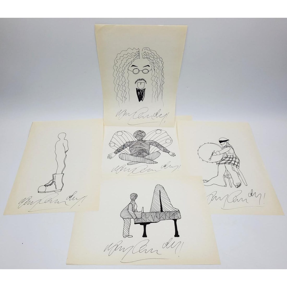 After Billy Connolly, Scottish (b.1942) Drawings (1 of 5)