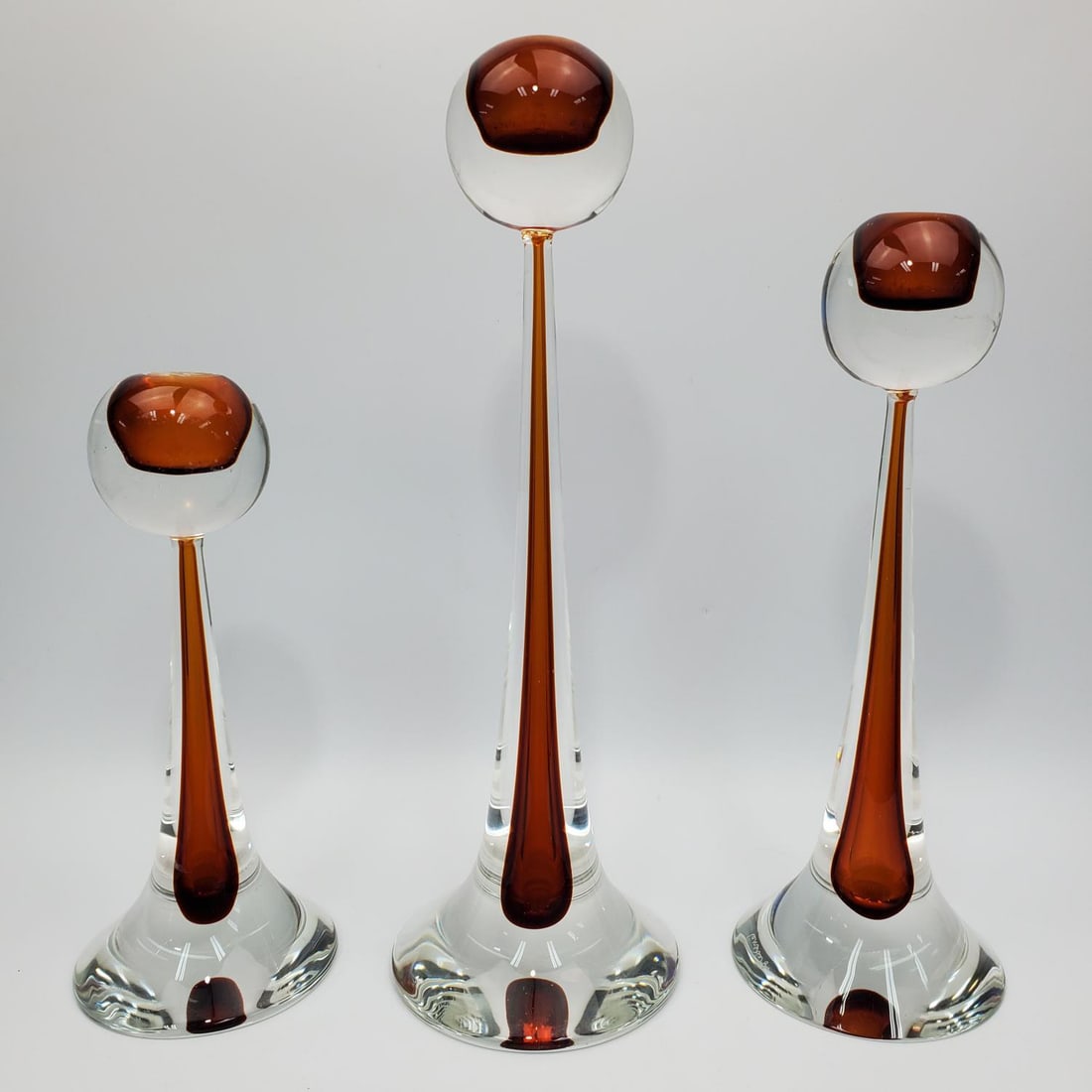 Gino Cenedese ( Italian, 1907 - 1973) Candlesticks (1 of 5)