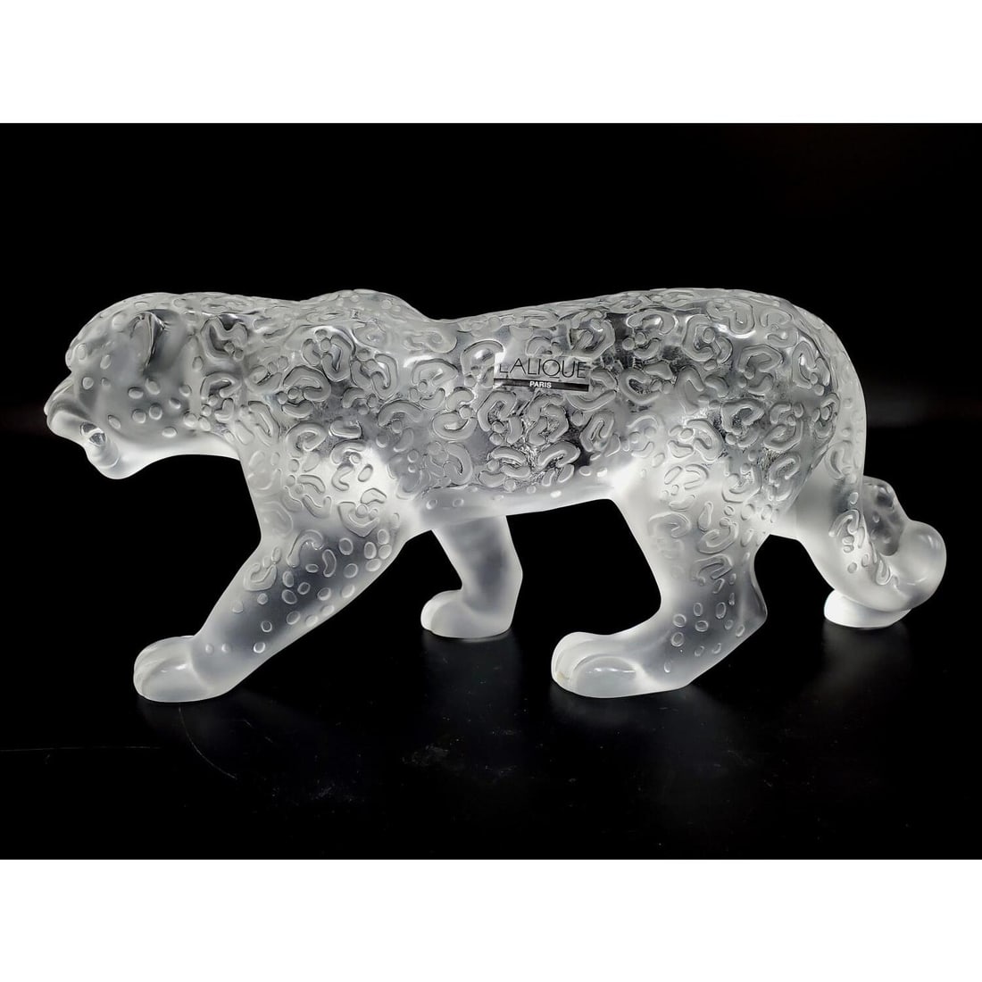 Lalique France "Rajah Jaguar" Art Glass Sculpture (1 of 8)